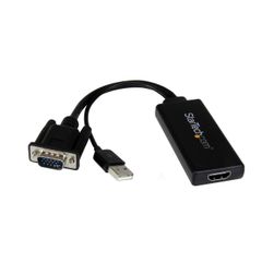 StarTech.com VGA-HDMIアップスケールコンバーター USBバスパワー対応 VGA2HDU