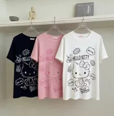 ハローキティ 半袖 Tシャツ ブラック/ピンク/白