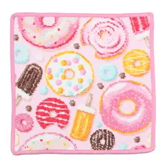 レディース ピンク&スウィート ハンドタオル ハンカチ 25cm×25cm FEILER
