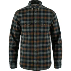 フェールラーベン メンズ トップス シャツ Fjallraven Skog Shirt Mens Dark NavyDark Oak ネイビーのサムネイル