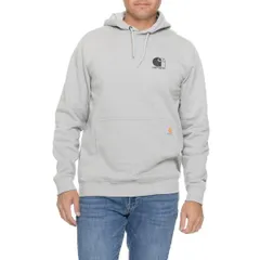 カーハート メンズ トップス シャツ ロゴ パーカー Carhartt 107064 Force Logo Hoodie Factory Seconds Asphalt Heather ヘザー