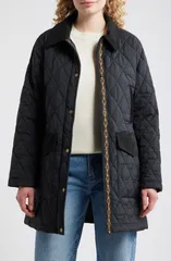 ペンドルトン レディース アウター ジャケット・ブルゾン キルティング コート Pendleton Sun River Quilted Field Coat Black ブラックのサムネイル