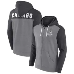 ファナティクス メンズ アウター パーカー・スウェット Mens Fanatics Branded Heathered CharcoalHeathered Gray Chicago White Soxのサムネイル