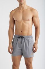 세이브 더 덕 남성 수영복 하프 팬츠 반바지 Save The Duck Ademir Swim Trunks Micro Zigzag Stripes 스트라이프