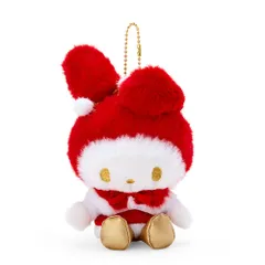 サンリオ(SANRIO) サンリオ マスコットホルダー マイメロディ マイメロちゃん my melody 10×7×13.5cm クリスマスデザインシリーズ キャラクター 559369 SANRIO