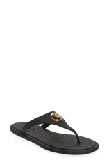 ヴェルサーチ レディース シューズ サンダル Versace Medusa Flip Flop Black Versace Gold ブラックのサムネイル
