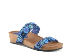 アズーラ レディース シューズ サンダル Azura Bahama Wedge Sandal Navy ネイビーのサムネイル
