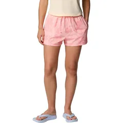 コロンビア レディース ボトムス カジュアルパンツ プリント Columbia Bogata Bay II 3in Print Short Womens Pink Sand Pasteled Tonal ピンク