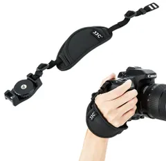 新品 JJC カメラストラップ ハンドストラップ リストストラップ ベルト調整可能 落下防止 Lumix G9II OM SYSTEM OM-3 OM-5 Mark II 富士フィルム X-M5 ニコン Z8 ソニー A7V A7M5 A1 II A9 IIIのサムネイル
