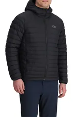 アウトドアリサーチ メンズ アウター ジャケット・ブルゾン ダウン Outdooresearch Transcendent Hoodedown Puffer Jacket Black ブラック