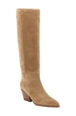 マーク・フィッシャー レディース シューズ ブーツ・レインブーツ トール ヒール Marc Fisher LTD Tarrie Tall Block Heel Boot Medium Natural