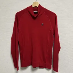 (^w^)b Munsingwear マンシングウェア 七分 長袖カットソー ロンT タートルネック ラグラン袖 カジュアル スポーツ ゴルフ 長袖 秋 冬 赤 レッド メンズ サイズ L OM11998HGのサムネイル