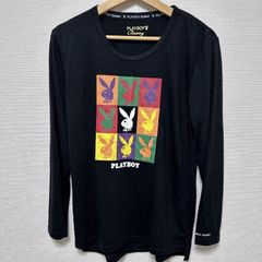 プレイボーイ vintage old ロンT Tシャツ 袖プリ thisman - メルカリ