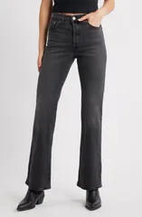 リーバイス レディース シューズ ブーツ・レインブーツカット ハイウエスト ジーンズ Levis Wedgie High Waist Bootcut Jeans On The Towno Cracklのサムネイル