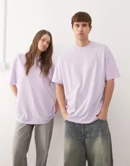 コルージョン レディース トップス Tシャツ COLLUSION Unisex tshirt PURPLE パープル