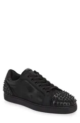 クリスチャン・ルブタン メンズ シューズ スニーカー Christian Louboutin Seavaste 2 Orlato Flat Sneaker Black Black Matte ブラック