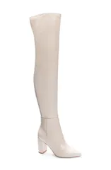 チャイニーズランドリー レディース シューズ ブーツ・レインブーツ Chinese Laundry Fun Times Over the Knee Boot Cream クリームのサムネイル