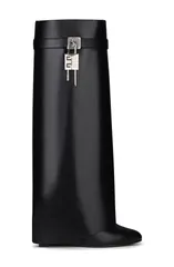 ジバンシー レディース シューズ ブーツ・レインブーツ Givenchy Shark Locknee High Boot 001 Black ブラックのサムネイル