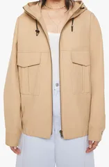 マザー レディース アウター ジャケット・ブルゾン コットン MOTHER The Light Drizzle Hooded Cotton Jacketake A Raincheckのサムネイル