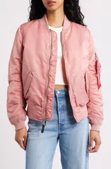 アルファインダストリーズ レディース アウター ジャケット・ブルゾン Alpha Industries MA1 W Bomber Jacket Roseのサムネイル
