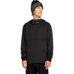 ボルコム メンズ アウター ジャケット・ブルゾン フリース Volcom Gridlock Hooded Pullover Fleece Mens Black ブラックのサムネイル