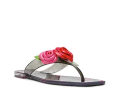 ベッツィジョンソン レディース シューズ サンダル Betsey JohnsonTrenten Sandal BlackMulticolor Floral ブラックのサムネイル