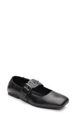 アッシュ レディース シューズ パンプス Ash Beverly Mary Jane Flat Black ブラックのサムネイル
