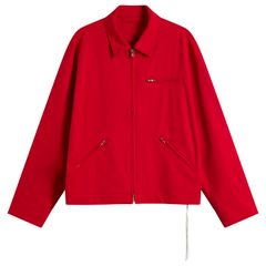 マスターマインド メンズ アウター ジャケット・ブルゾン ジャージー MASTERMIND WORLD Jersey Detroit Jacket Red レッド