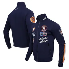 プロスタンダード メンズ アウター ジャケット・ブルゾン Mens Pro Standard Navy Houston Astros Fast Lane FullZip Track Jacket Navy ネイビー