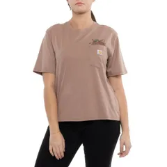 カーハート レディース トップス シャツ Carhartt 107428 TENCEL Fiber Series Loose Fit Flower PocketShirt Short Sleeve Sのサムネイル