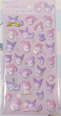 新品【サンリオ/マイメロ＆クロミ】ぷくっとシール☆正規品