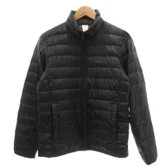 アディダスネオ adidas neo ダウンジャケット M 黒 ブラック 長袖 スタンドカラー /ML ■IBO91