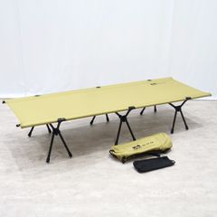 WAQ 2way キャンプ コット オリーブグリーン 収納バッグ付き - メルカリ