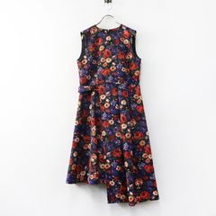 A339◾︎ Lois CRAYON アシンメトリーワンピース 花柄 ロング 美品 