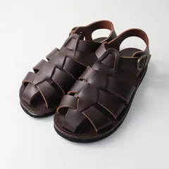 美品 オーガニックハンドルーム Organic handloom GURKHA グルカサンダル 24cm｜ブラウン シューズ ストラップ【2400014943962】のサムネイル