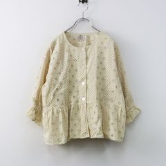 25SS メゾンドソイル maison de soil ハンドウーブンコットンシルク