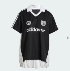 新品XL⭐️adidas SSLジャージ サッカーTシャツ ブラック 刺繍ワッペン