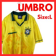激レア】90s サッカー ブラジル代表 ゲームシャツ ユニフォーム UMBRO 
