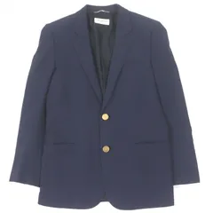 美品▼SAINT LAURENT PARIS サンローランパリ ヴィンテージ 2013年製 329983 ウール100% 裏地シルク1000% エディ期 金ボタン 紺ブレザー シングルジャケット テーラードジャケット ネイビー イタリア製 正規品 メンズのサムネイル