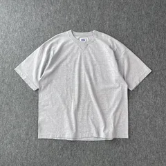 USA製　RUSSELL　デザインTシャツ　PRO Cotton　ラッセル　前V　プレーン　オーバーサイズ　グレーのサムネイル