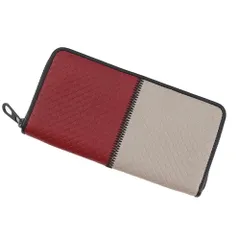 ボッテガヴェネタ 長財布 イントレチャート バイカラー ラウンドファスナー ロングウォレット 510643 BOTTEGA VENETA
