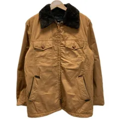【中古】　JCPenney　カバーオール　70's vintage　ワークジャケット　アウター　フルジップ　無地　裏地ボア　フロントポケット　アメカジ　古着　/1592のサムネイル
