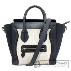 CELINE セリーヌ ラゲージナノ 2WAY ハンドバッグ カーフ レディース [中古]