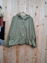 美品 LUCA ボリュームスリーブ フード付き ブルゾン - メルカリ