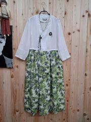あちゃちゅむ デシンクルニャンカシュクールワンピース 未使用品