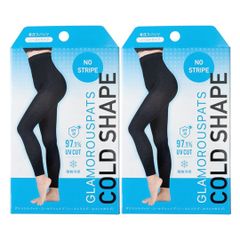 グラマラスパッツ コールドシェイプ ノーストライプ スパッツタイプ 2枚セット GLAMOROUSPATS