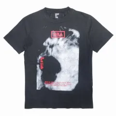 良品 HOOD BY AIR. フッド バイ エア 16ss グラフィック プリント Tシャツ カットソー 半袖 ヴィンテージ加工 S 黒 ブラック メンズ 古着 中古 USEDのサムネイル
