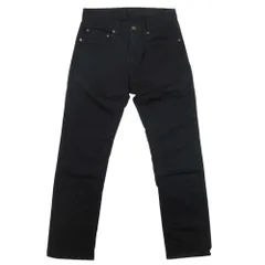 美品 BLUE WORK ブルーウォーク トゥモローランド チノパン コットン チノクロス トラウザーパンツ ボトムス 28 黒 ブラック メンズ 古着 中古 USED