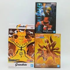 【未開封】うずまきナルト 九喇嘛 3体セット まとめ売り NARUTO ナルト 疾風伝 Grandista EFFECTREME フィギュア 九尾 螺旋丸 バンダイスピリッツ バンプレスト C-10-5