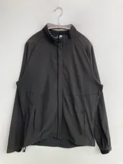 adidas アディダス ブルゾン O ブラック 無地 ワンポイント ブランドロゴ フードなし ミドル丈 ジップアップ